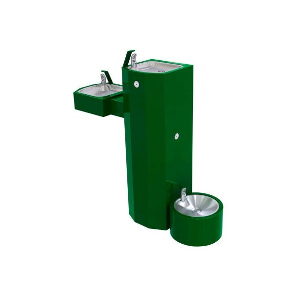 Acorn Controls Murdock Barrier Free Freeze Resistant Bi-Level Pedestal Fountains W/Pet Fountain - SQ GSM55-PF-FRU3 - main